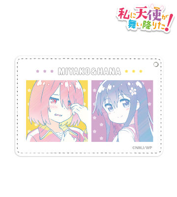 星野みやこ＆白咲花 Ani-Art 1ポケットパスケース