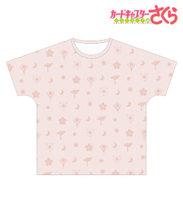モチーフ柄 フルグラフィックTシャツ