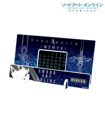 卓上アクリル万年カレンダー