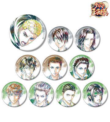 トレーディング Ani-Art 缶バッジ 不動峰＆聖ルドルフ＆山吹