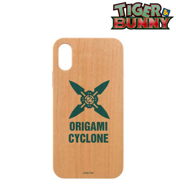 折紙サイクロン ウッドiPhoneケース