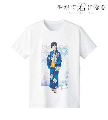 描き下ろしイラスト 七海燈子 浴衣ver. Tシャツ
