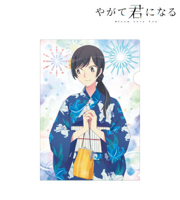 描き下ろしイラスト 七海燈子 浴衣ver. クリアファイル