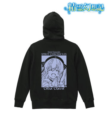 セリア バックプリントジップパーカー