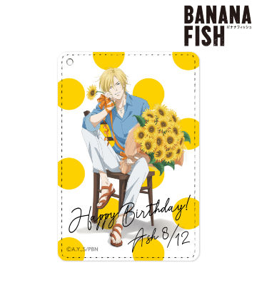 描き下ろしイラスト アッシュ・リンクス バースデーver. 1ポケットパスケース