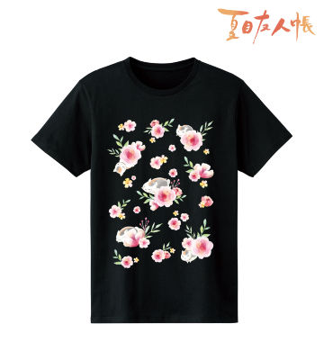 ニャンコ先生 Ani-Art Tシャツ クロ