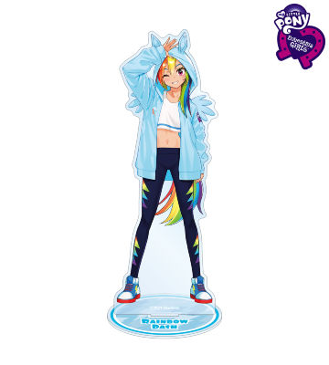 描き下ろしイラスト レインボーダッシュ Art by 松本能人 BIGアクリルスタンド