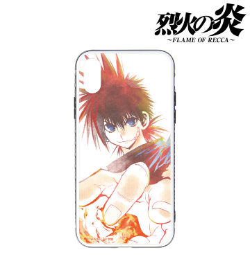 花菱烈火 Ani-Art 強化ガラスiPhoneケース