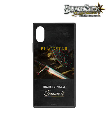 TeamK スクエア強化ガラスiPhoneケース