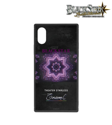 TeamC スクエア強化ガラスiPhoneケース