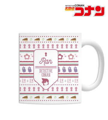 毛利蘭 モチーフ柄マグカップ