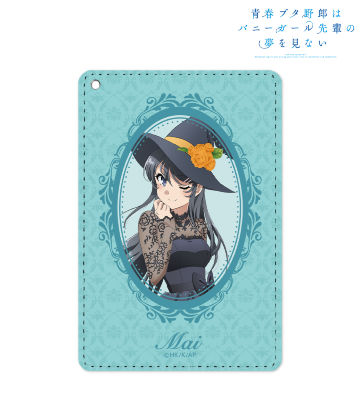 描き下ろしイラスト 桜島麻衣 ハロウィンver. 1ポケットパスケース