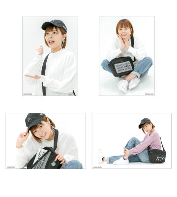 本多真梨子コラボ ブロマイド4枚セットB