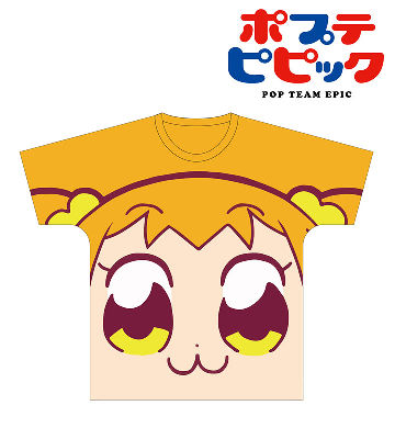 フルグラフィックフェイスTシャツ（ポプ子）