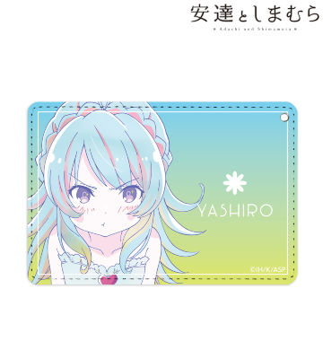 知我麻 社 Ani-Art clear label 1ポケットパスケース