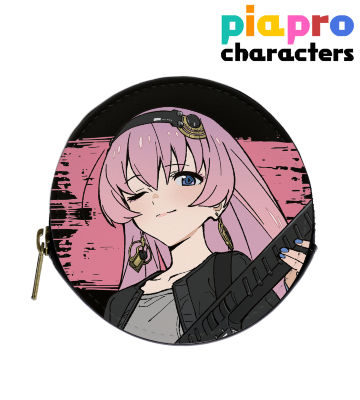 描き下ろしイラスト 巡音ルカ バンドver. Art by tarou2 ラウンドコインケース