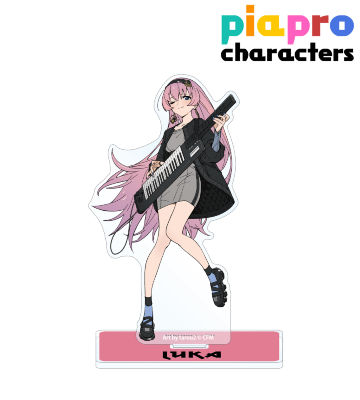 描き下ろしイラスト 巡音ルカ バンドver. Art by tarou2 BIGアクリルスタンド