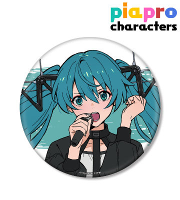 描き下ろしイラスト 初音ミク バンドver. Art by tarou2 BIG缶バッジ
