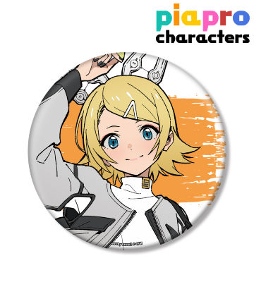 描き下ろしイラスト 鏡音リン バンドver. Art by tarou2 BIG缶バッジ