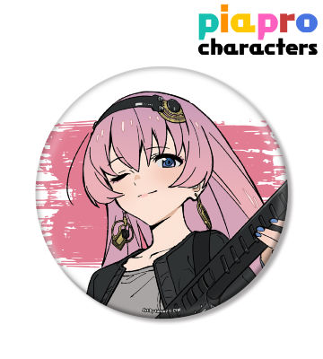描き下ろしイラスト 巡音ルカ バンドver. Art by tarou2 BIG缶バッジ
