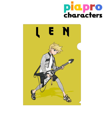 描き下ろしイラスト 鏡音レン バンドver. Art by tarou2 クリアファイル