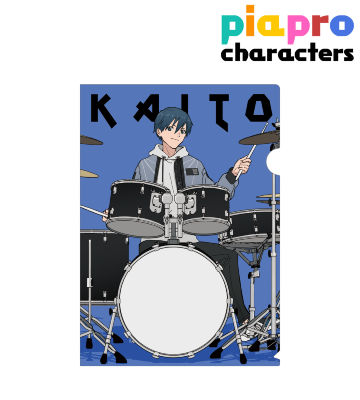 描き下ろしイラスト KAITO バンドver. Art by tarou2 クリアファイル