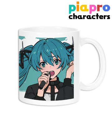 ピアプロキャラクターズ 描き下ろしイラスト 初音ミク バンドver Art By Tarou2 マグカップ Arma Bianca アルマビアンカ ピアプロキャラクターズ 描き下ろしイラスト 初音ミク バンドver Art By Tarou2 マグカップ Arma Bianca アルマビアンカ