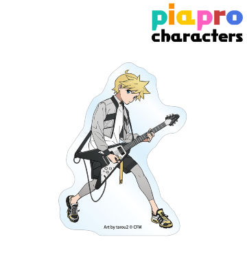 描き下ろしイラスト 鏡音レン バンドver. Art by tarou2 ステッカー