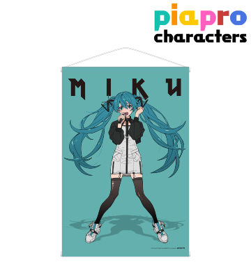 描き下ろしイラスト 初音ミク バンドver. Art by tarou2 タペストリー