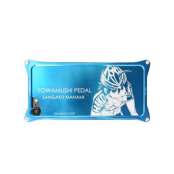 弱虫ペダル ソリッドバンパー&背面アルミパネル 真波 山岳 for iPhone 8 / 7