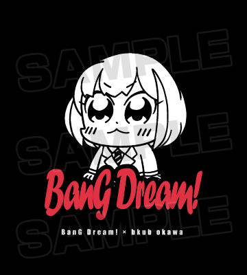 BanG Dream! × 大川ぶくぶ 美竹 蘭 Tシャツ
