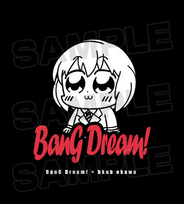 BanG Dream! × 大川ぶくぶ 青葉 モカ Tシャツ