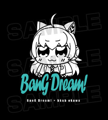 BanG Dream! × 大川ぶくぶ チュチュ Tシャツ