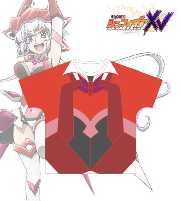 雪音 クリス ギアイメージ フルグラフィックTシャツ