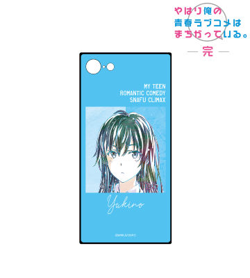 雪ノ下雪乃 Ani-Art スクエア強化ガラスiPhoneケース