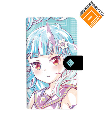 デビルミント鬼龍 デルミン Ani-Art 手帳型スマホケース