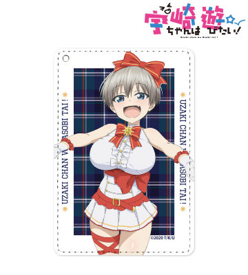 描き下ろしイラスト 宇崎花 クリスマスver. 1ポケットパスケース