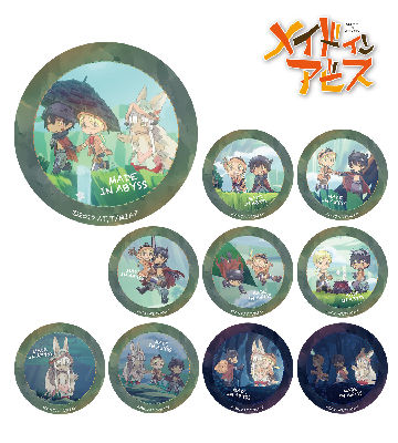 メイドインアビス展 スクエア缶バッジ 複製原画 ナナチとミーティ メイドインアビス_ナナチ＆ミーティ Ani-Art 缶バッジ | 公式