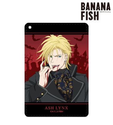 描き下ろしイラスト アッシュ・リンクス ハロウィンVer. 1ポケットパスケース