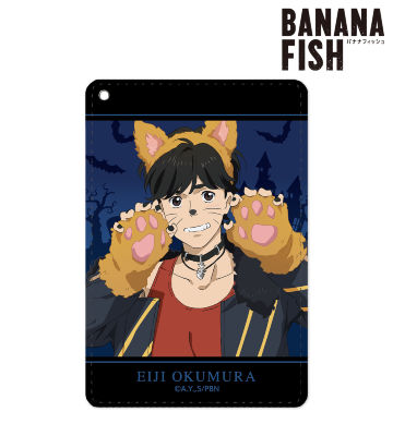 描き下ろしイラスト 奥村英二 ハロウィンVer. 1ポケットパスケース