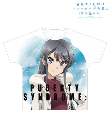 描き下ろしイラスト 桜島麻衣 冬服ver. フルグラフィックTシャツ