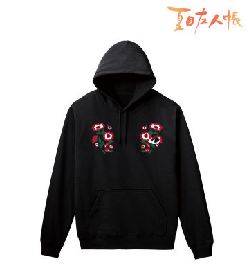 ニャンコ先生と花パーカー アカ