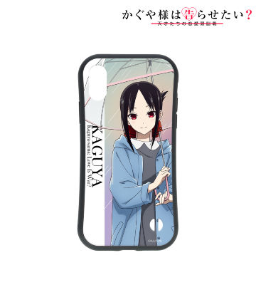 描き下ろしイラスト 四宮かぐや 雨の日のお出かけver. 耐衝撃グリップiPhoneケース