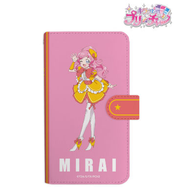 描き下ろしイラスト みらい イエロードレスver. 手帳型スマホケース