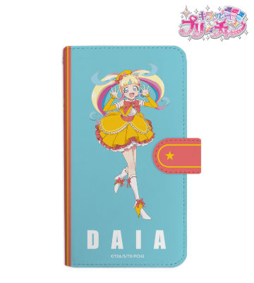 描き下ろしイラスト だいあ イエロードレスver. 手帳型スマホケース