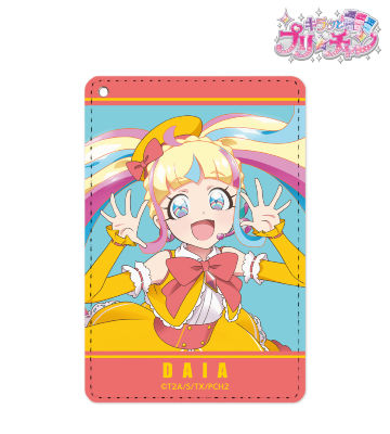 描き下ろしイラスト だいあ イエロードレスver. 1ポケットパスケース