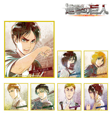 ミカサ wit studio 缶バッジ 5点セット TVアニメ『進撃の巨人』 - ミカサ 場面写缶バッジ5個セット vol