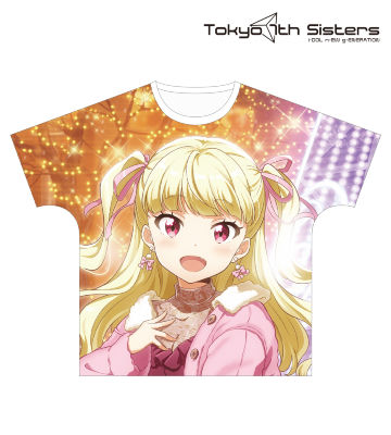 描き下ろしイラスト 上杉・ウエバス・キョーコ 冬のデート服Ver. フルグラフィックTシャツ