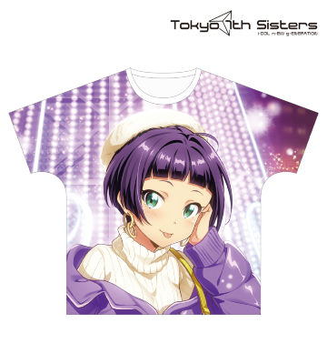描き下ろしイラスト 荒木レナ 冬のデート服Ver. フルグラフィックTシャツ