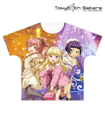 描き下ろしイラスト Le☆S☆Ca 冬のデート服Ver. フルグラフィックTシャツ